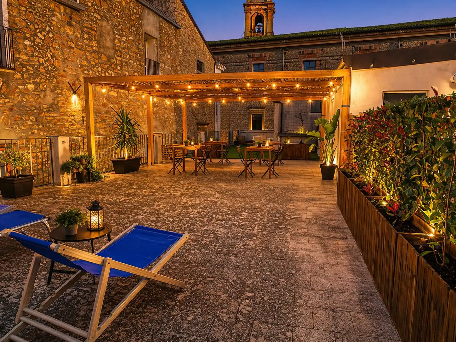 Terrazza panoramica del B&B Camurria Sicilian a Piazza Armerina