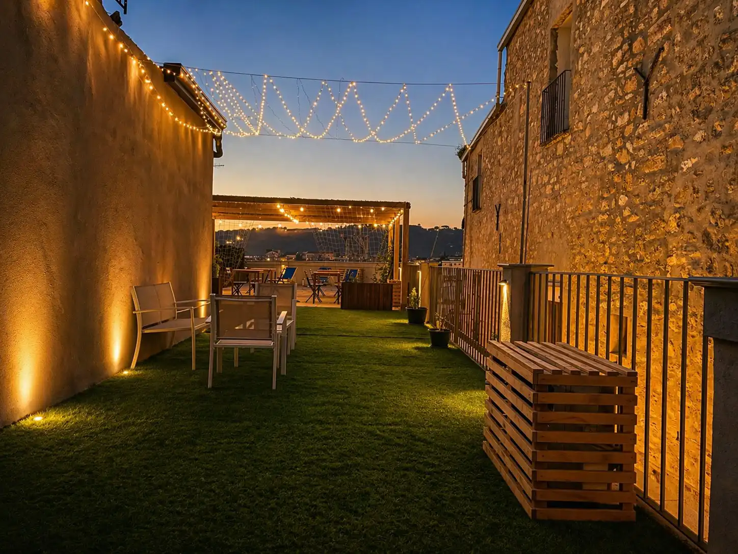 Terrazza panoramica del B&B Camurria Sicilian a Piazza Armerina